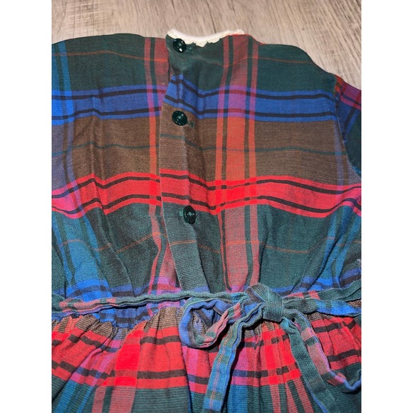 Vintage Cinderella Brand Christmas Plaid Dress toddler - Picture 6 of 8
